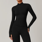 Ensemble Sculpt Veste Longue - Noir Kivara Wear
