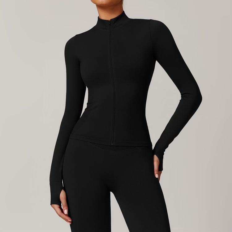 Ensemble Sculpt Veste Longue - Noir Kivara Wear