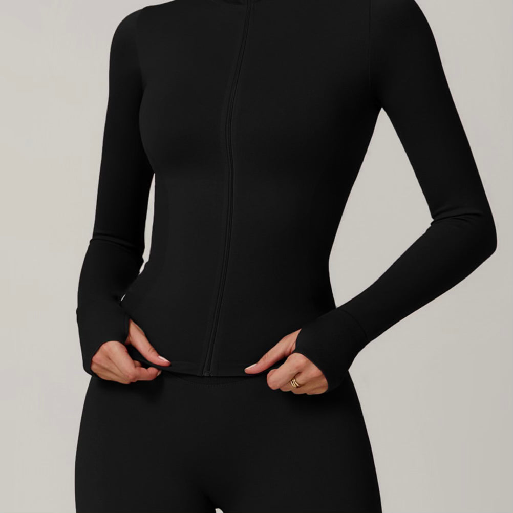 Ensemble Sculpt Veste Longue - Noir Kivara Wear