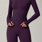 Ensemble Sculpt Veste Longue - Cassis Kivara Wear