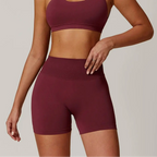 Short KIVARA Sculpt taille haute – push-up fessier & seconde peau Kivara Wear