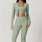 Veste Kivara Air crop top à manches longues Ma boutique