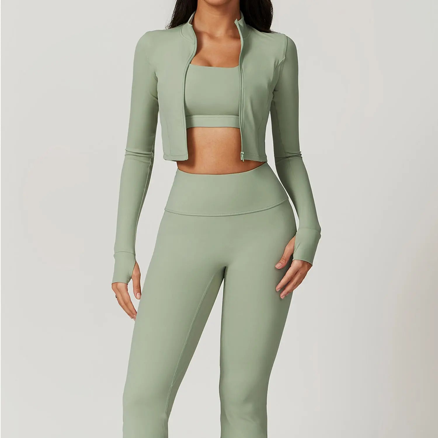 Veste Kivara Air crop top à manches longues Ma boutique