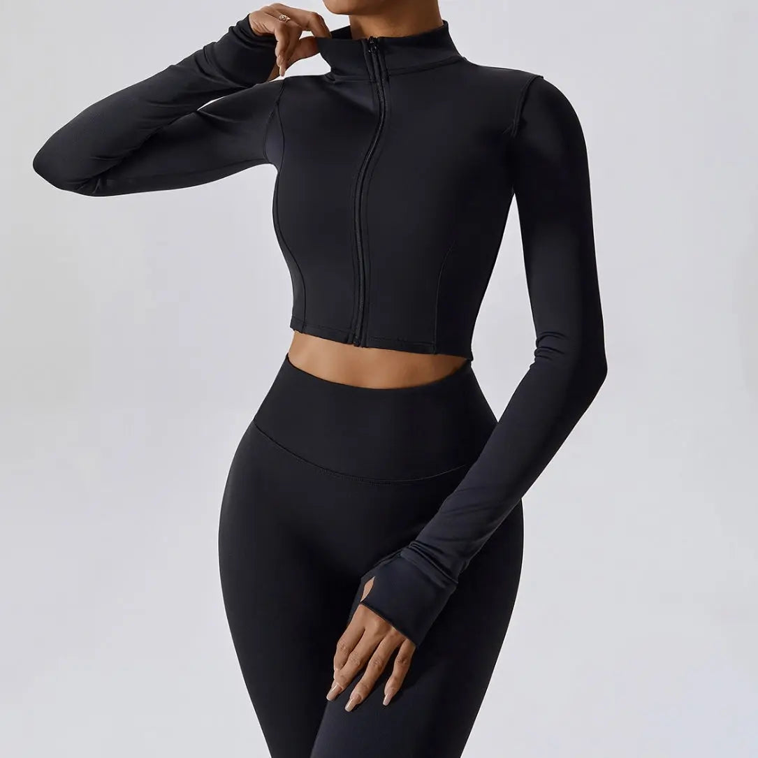 Veste Kivara Air crop top à manches longues Ma boutique