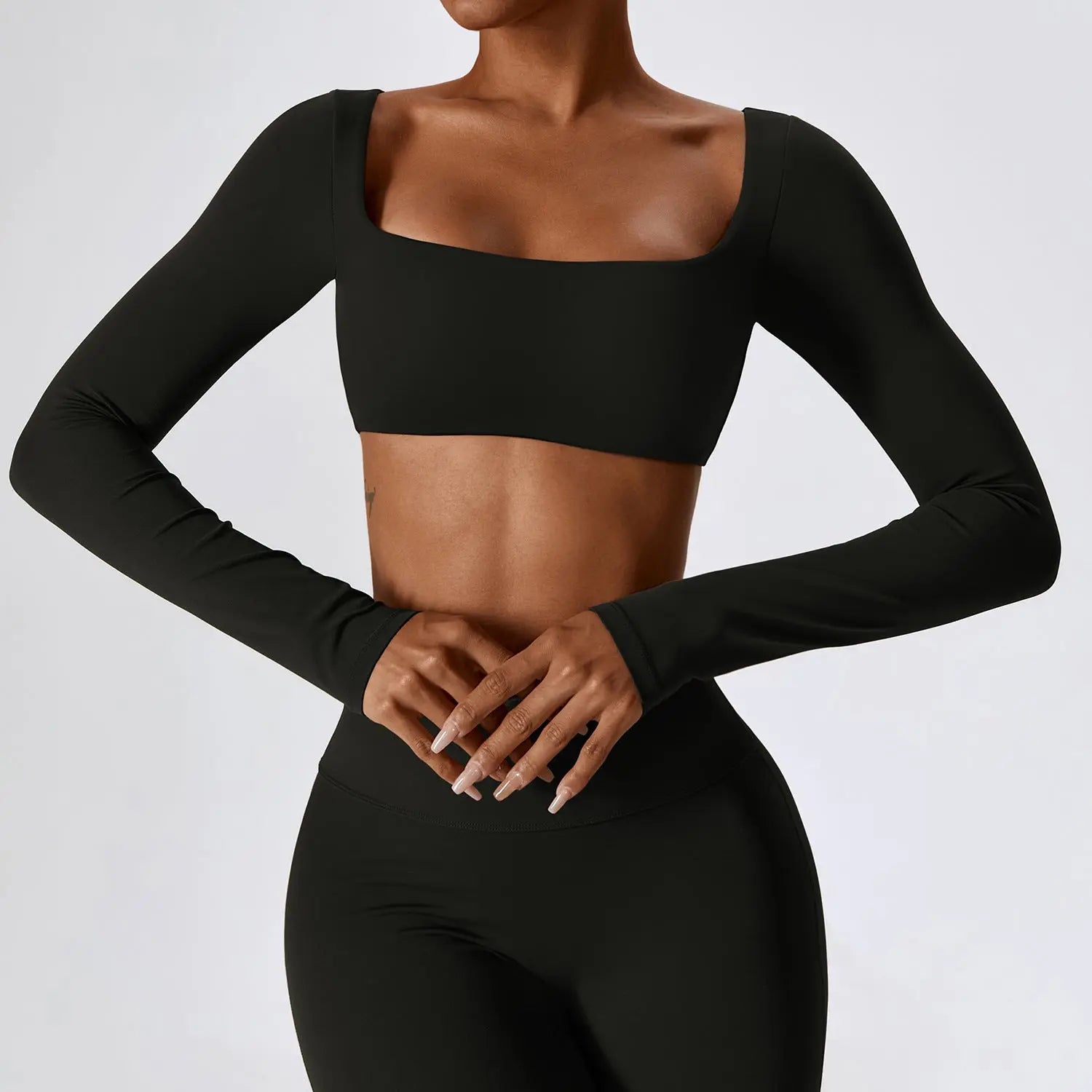 Haut Kivara Comfort crop top à manches longues Ma boutique