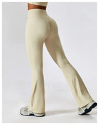 Legging évasé KIVARA Comfort taille haute — seconde peau & ligne allongée Ma boutique