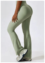 Legging évasé KIVARA Comfort taille haute — seconde peau & ligne allongée Ma boutique