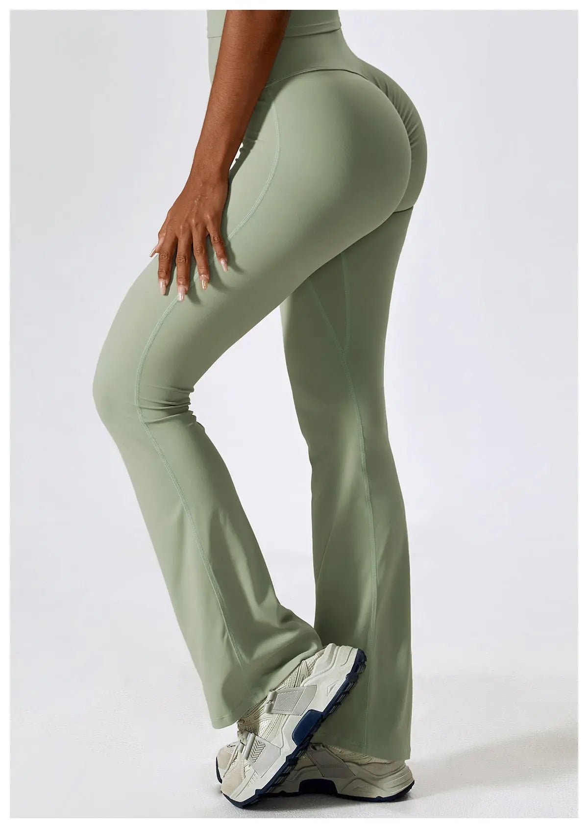 Legging évasé KIVARA Comfort taille haute — seconde peau & ligne allongée Ma boutique