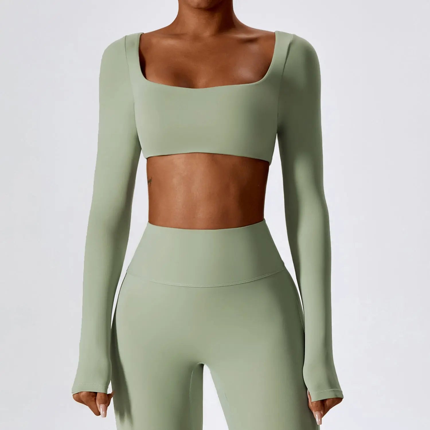 Haut Kivara Comfort crop top à manches longues Ma boutique