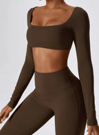 Haut Kivara Comfort crop top à manches longues Ma boutique