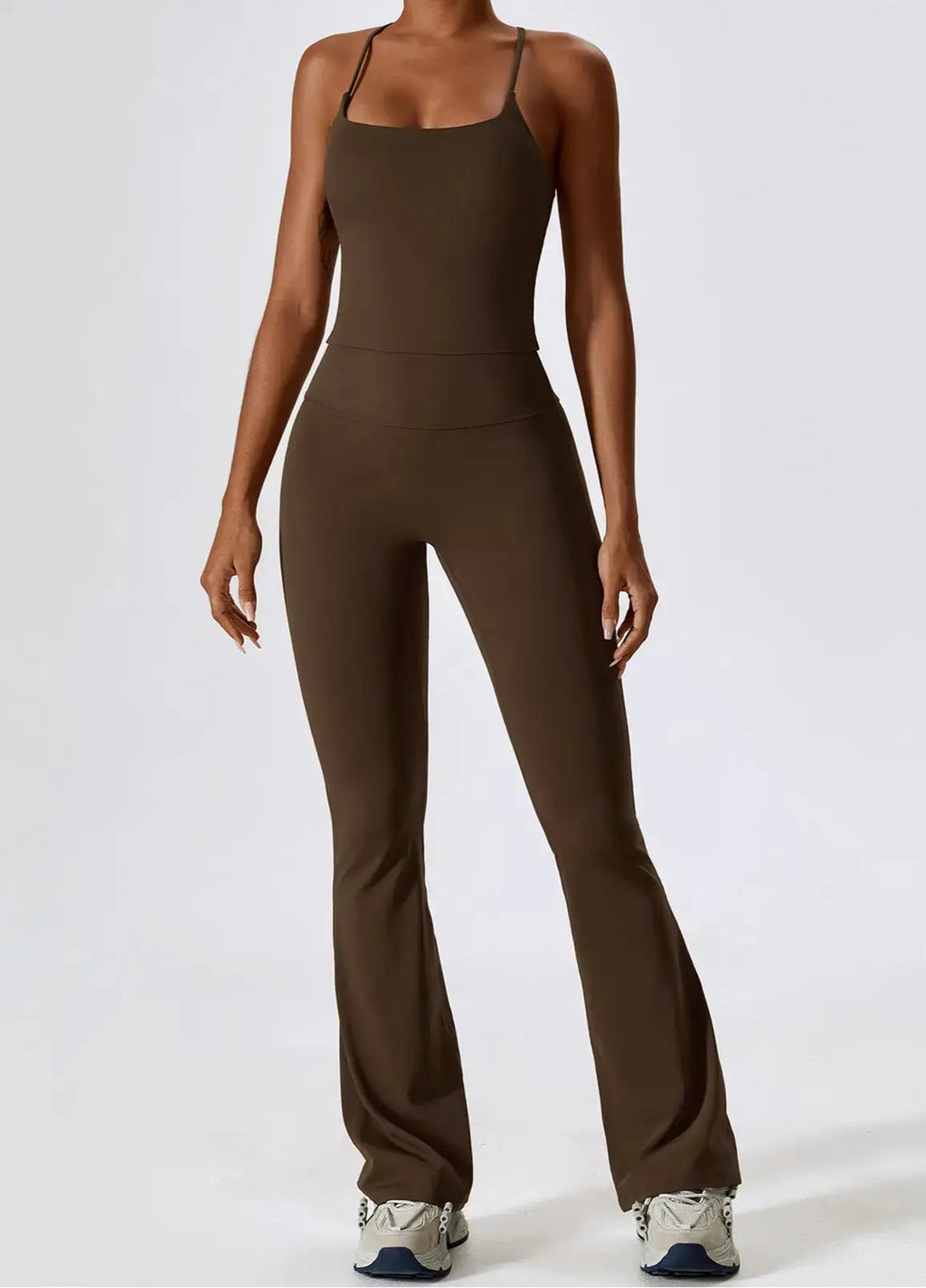 Brassière Comfort à Fines Bretelles–Marron Chocolat Kivara Wear