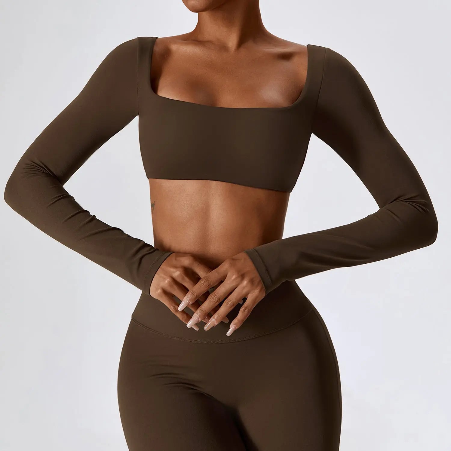 Haut Kivara Comfort crop top à manches longues Ma boutique