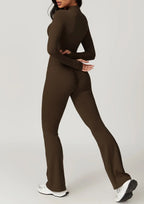Legging évasé KIVARA Comfort taille haute — seconde peau & ligne allongée Ma boutique