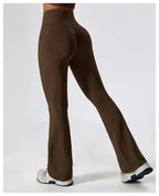 Legging évasé KIVARA Comfort taille haute — seconde peau & ligne allongée Ma boutique