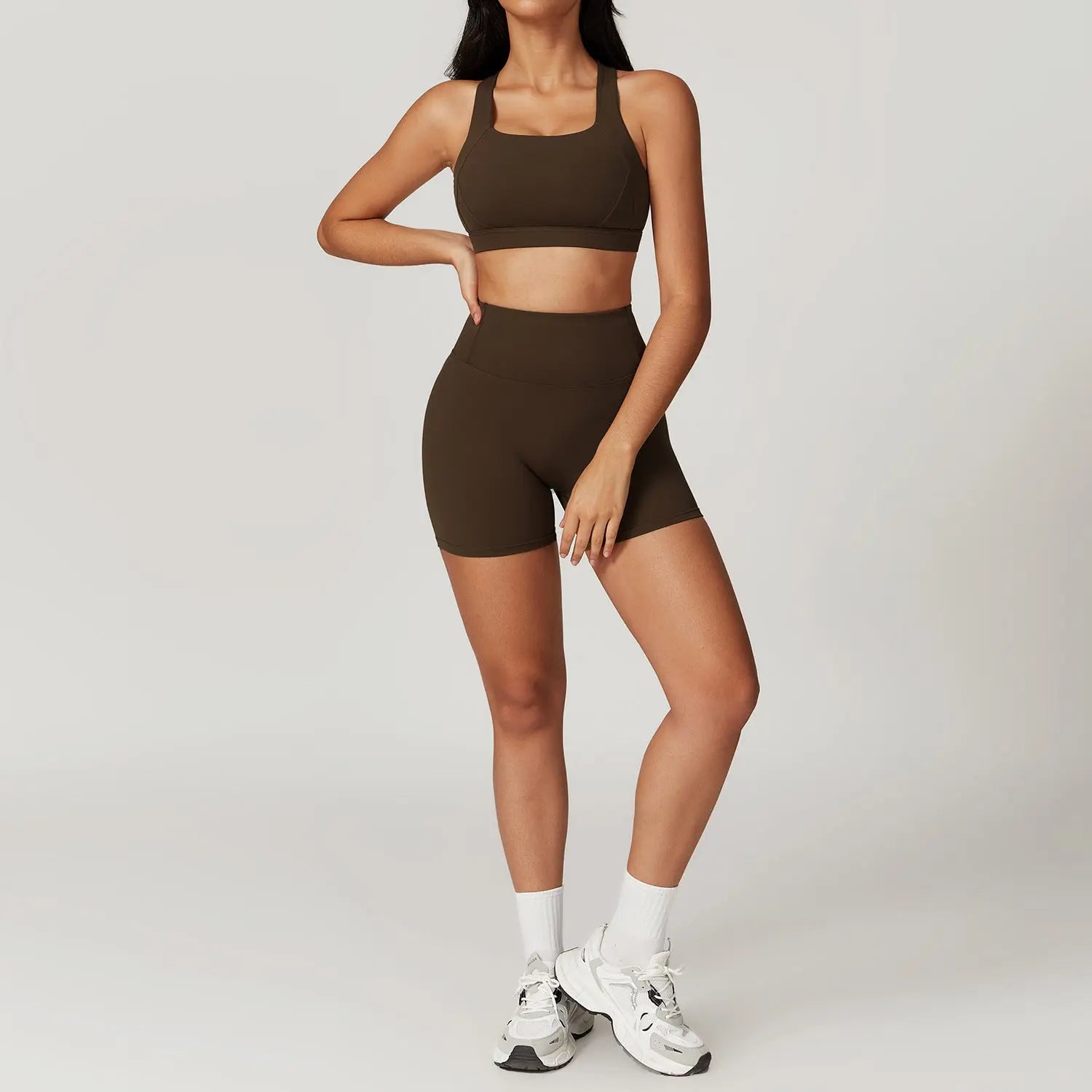 Short KIVARA Air taille haute — léger, gainant, seconde peau Kivara Wear