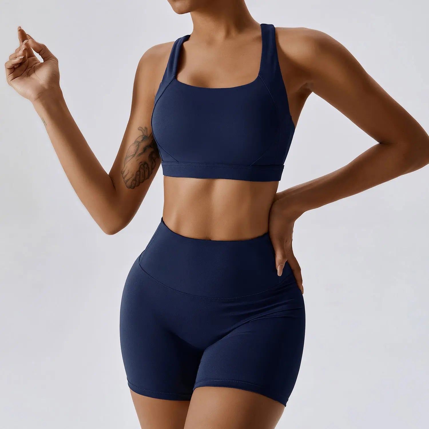 Short KIVARA Air taille haute — léger, gainant, seconde peau Kivara Wear