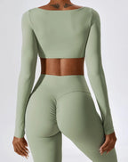 Haut Kivara Comfort crop top à manches longues Ma boutique