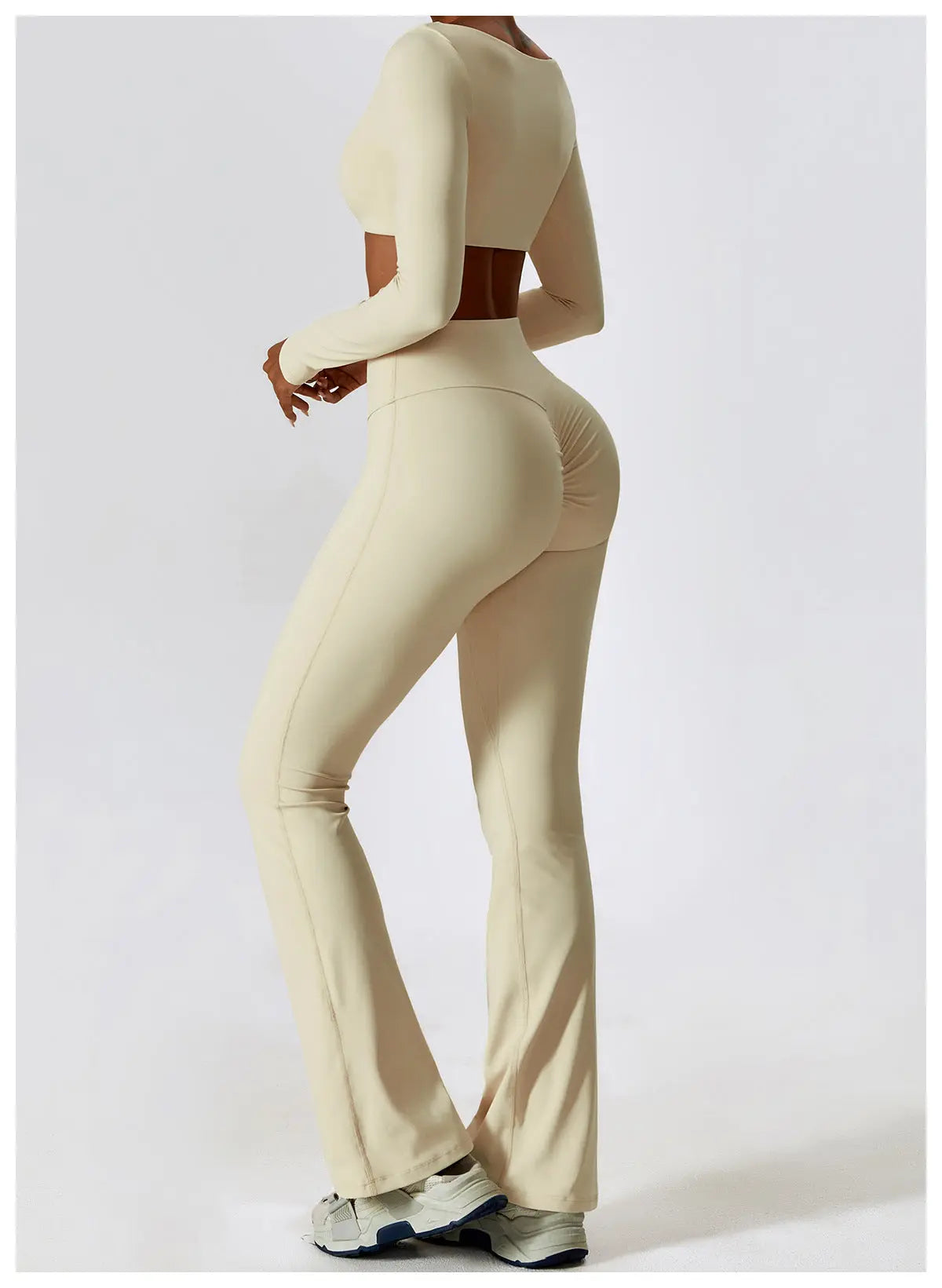 Legging évasé KIVARA Comfort taille haute — seconde peau & ligne allongée Ma boutique