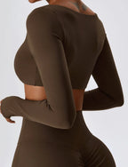 Haut Kivara Comfort crop top à manches longues Ma boutique