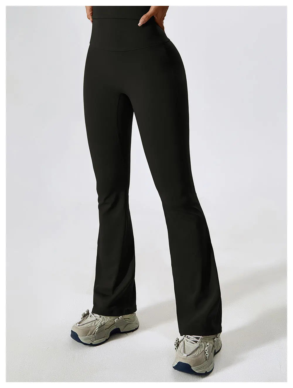 Legging évasé KIVARA Comfort taille haute — seconde peau & ligne allongée Ma boutique