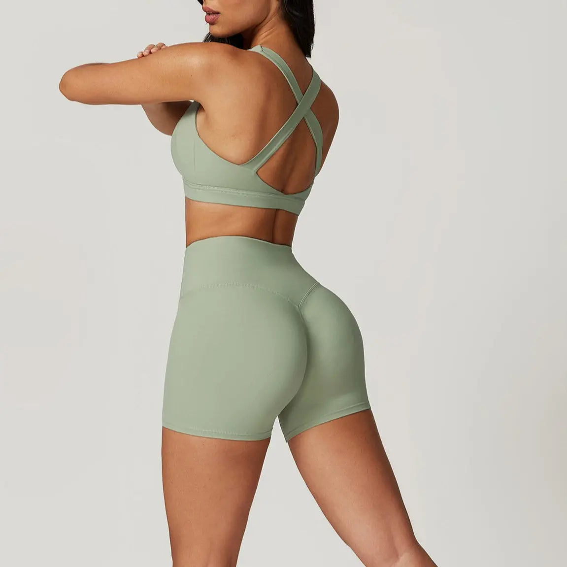 Short KIVARA Air taille haute — léger, gainant, seconde peau Kivara Wear