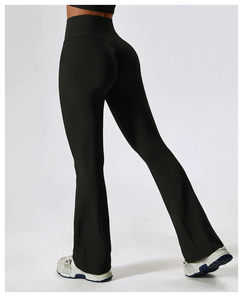 Legging évasé KIVARA Comfort taille haute — seconde peau & ligne allongée Ma boutique