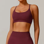Brassière Sculpt-Burgundy Kivara Wear